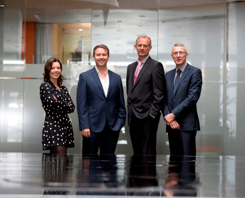 Kernel capital investment – photo of Bank of Ireland team