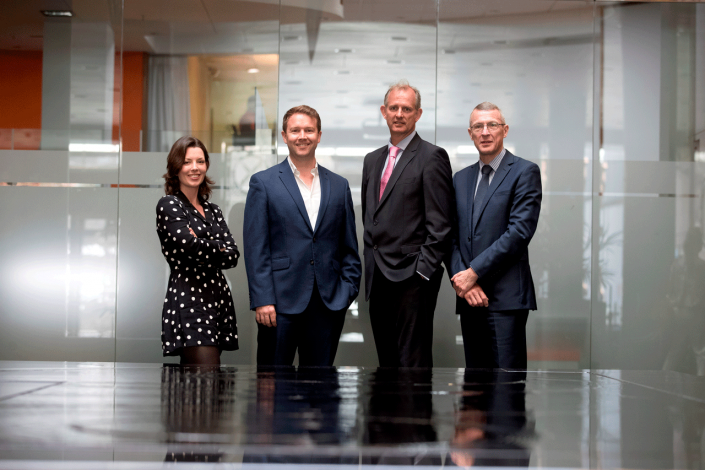 Kernel capital investment – photo of Bank of Ireland team